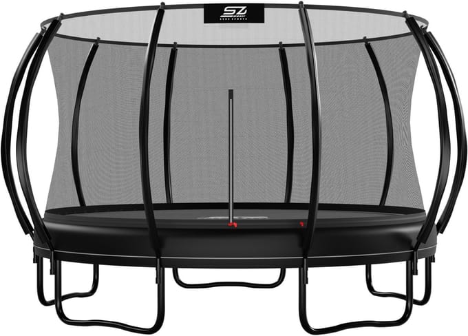 VLT Altura – Trampoline 366 cm – Verticaal veersysteem – Extra springruimte – Veiligheidsnet