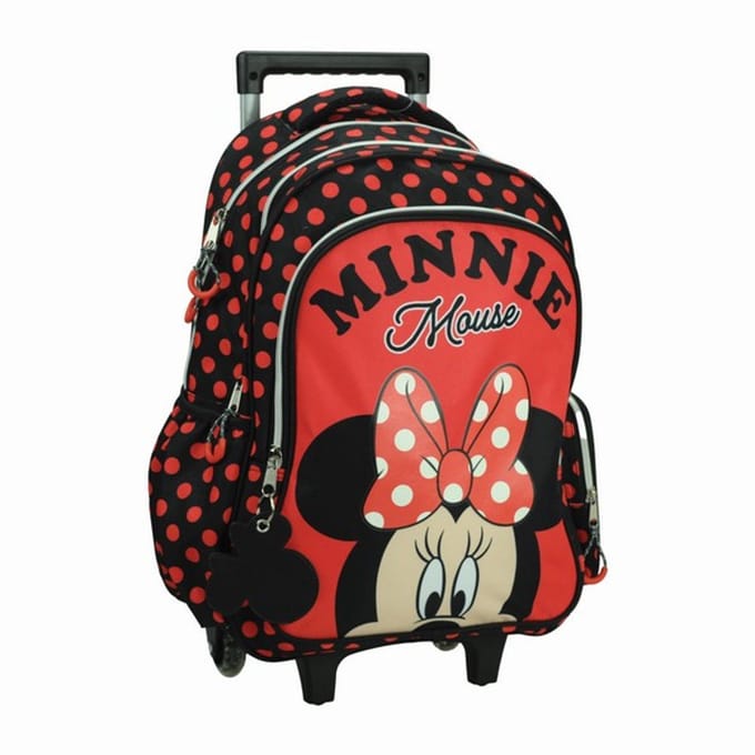 Disney Minnie Red Dots rollende schooltas, tas 46 cm