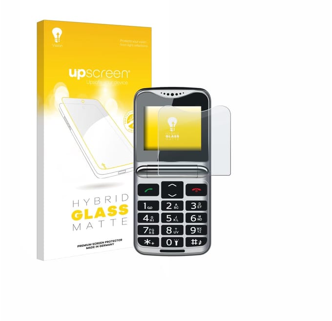 upscreen - Screenprotector voor bea-fon Fold 10 LTE - Folie Beschermfolie Beschermglas matte