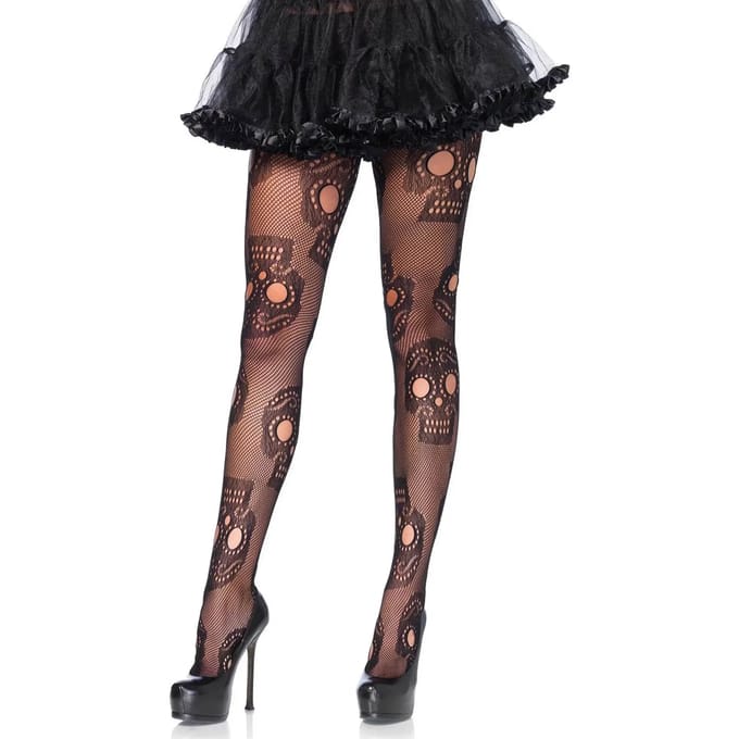 Dichte set voor dames Leg Avenue Sugar Skull Plus