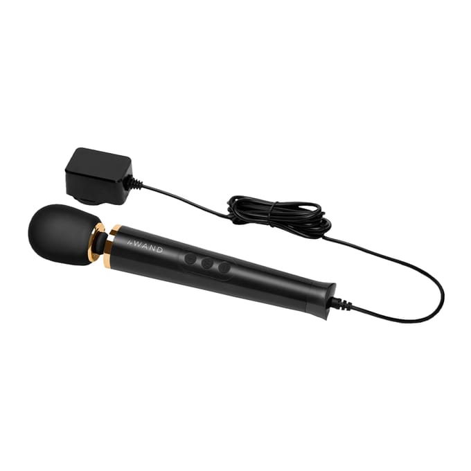 Le Wand Powerful Petite Plug-In Vibrerende Massage Vibrator Zwart