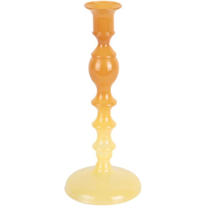Present Time - Kandelaar Grato Mecer Medium - Ochre yellow & soft yellow