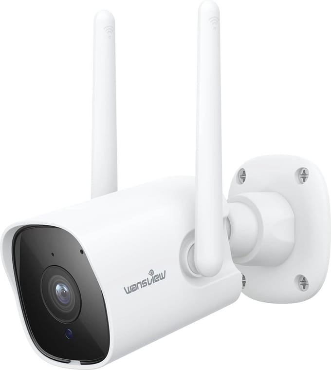 Buitencamera 1080P WLAN IP-camera met twee-weg audio en nachtzicht