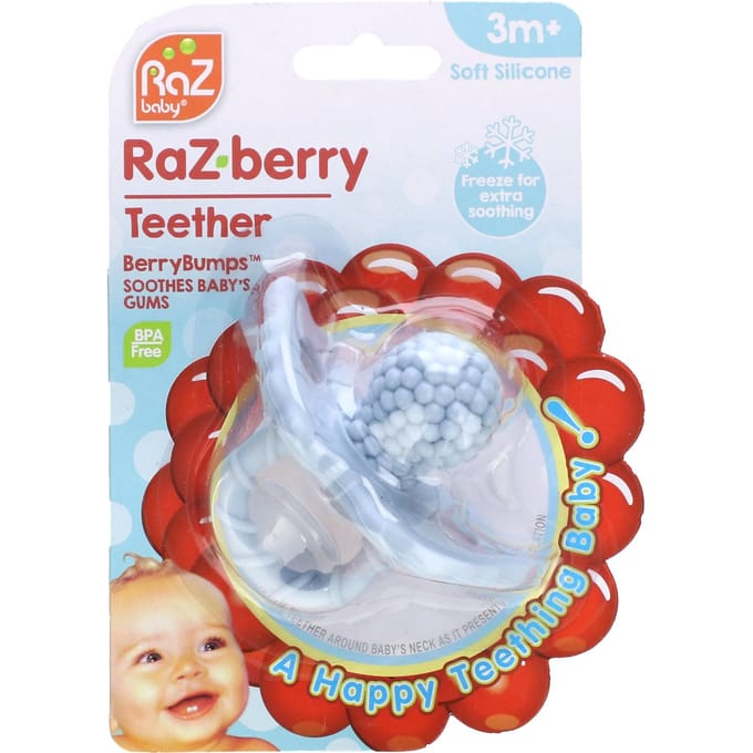 RaZbaby, RaZ-Very Tither, 3 mois et plus, bleu, 1 Tidor white