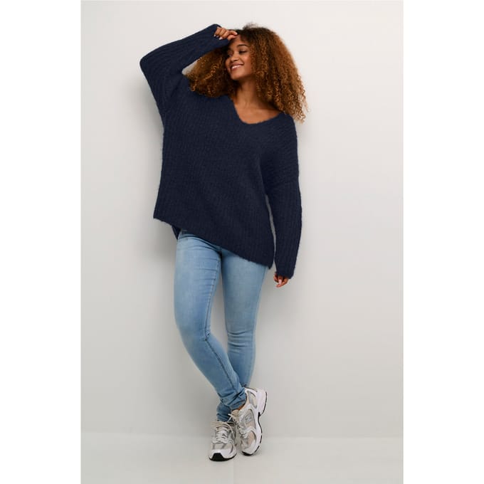 Pullover Oversize fit dark blue