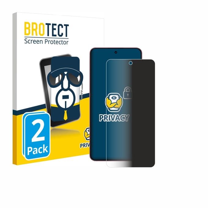BROTECT - privacy screenprotector voor realme P4 5G - Folie Beschermfolie Blauwlichtfilter 2 Stuks