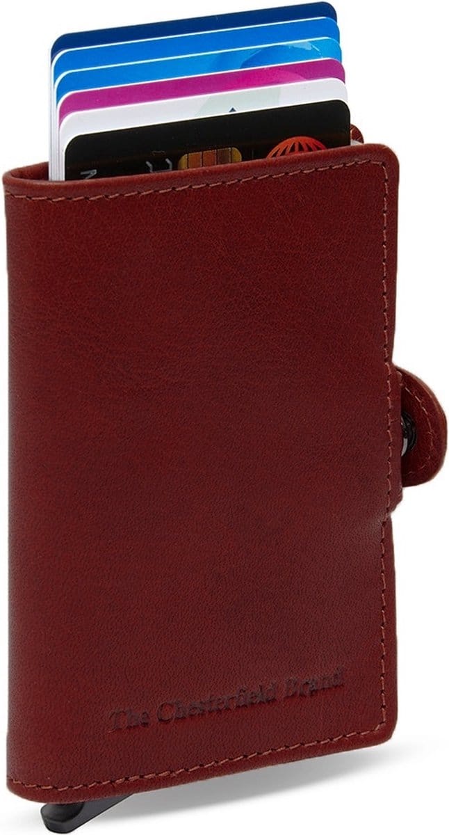 The Chesterfield Brand - Leren Pasjeshouder Rood Baldwin