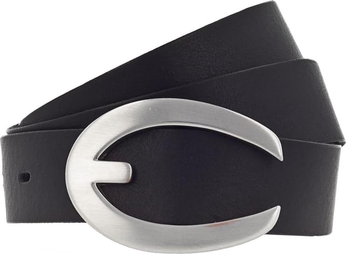 Vanzetti Leren Riem 33mm Leather Belt W85 Black Zwart