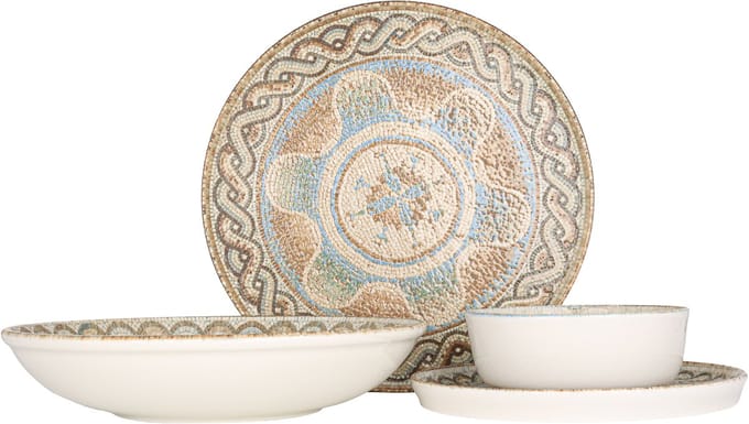 Rinart Serviesset - Celest - 24 delig - 6 persoons - Porselein