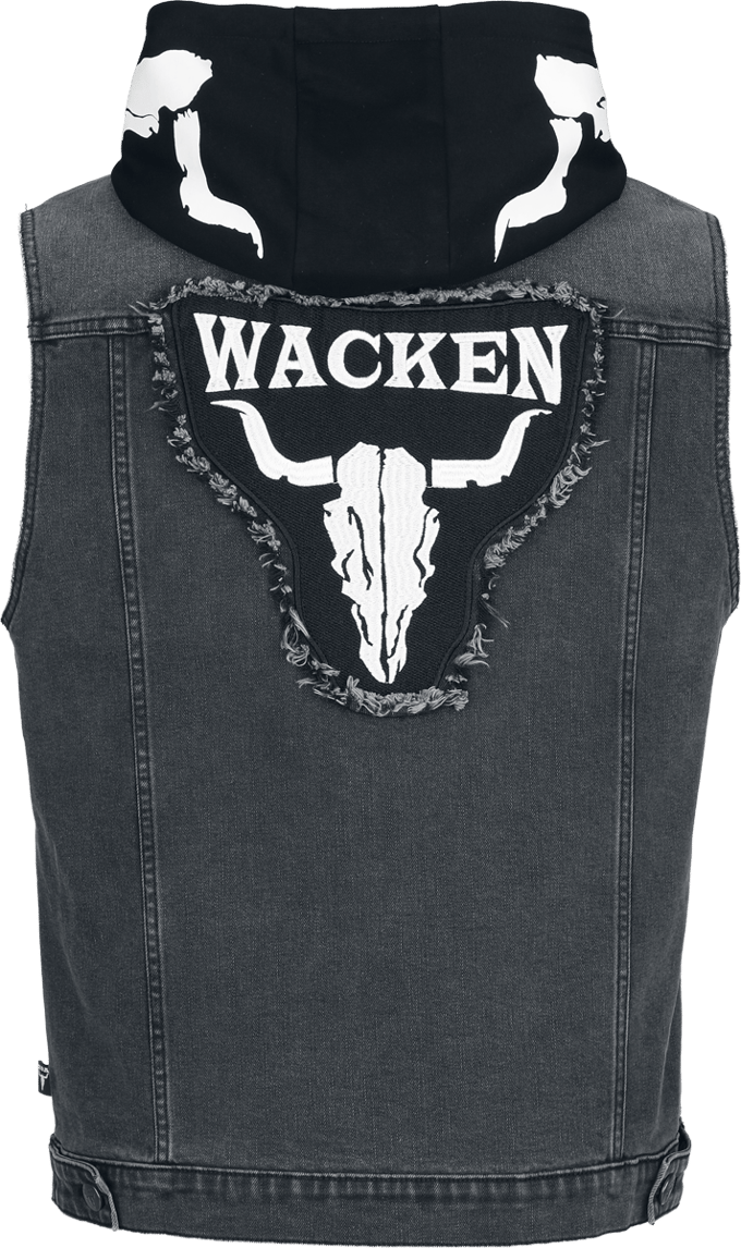 Wacken Open Air Bodywarmer - Wacken - M tot 5XL - voor Mannen - grijs