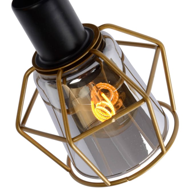 Lucide NILA - Plafondspot (Plafondlamp) - 1xE14 - Zwart