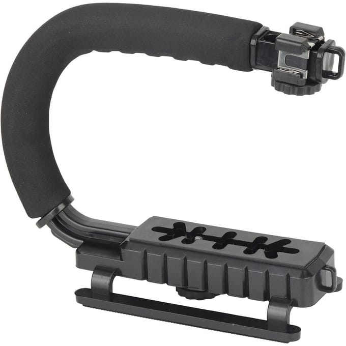 Camera Handheld Stabilisator ABS Spons Verstelbare Hoek U-vormig 3 Hete Schoenen Handheld Stabilisator voor black