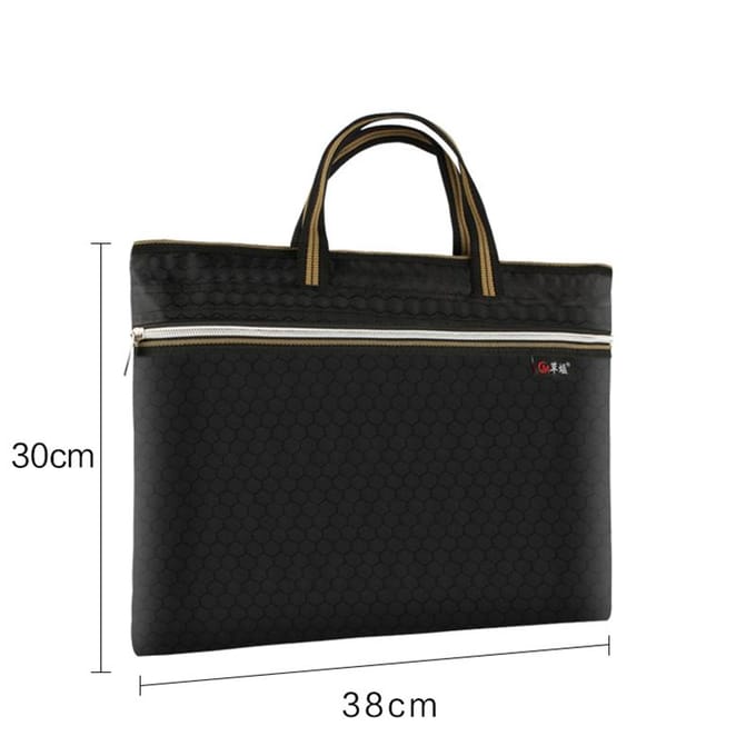 Documententas A4 Tote Bestandsmap Archief Meerlaagse vergaderkoffer Laptop Handtas Rits Aktetas blauw
