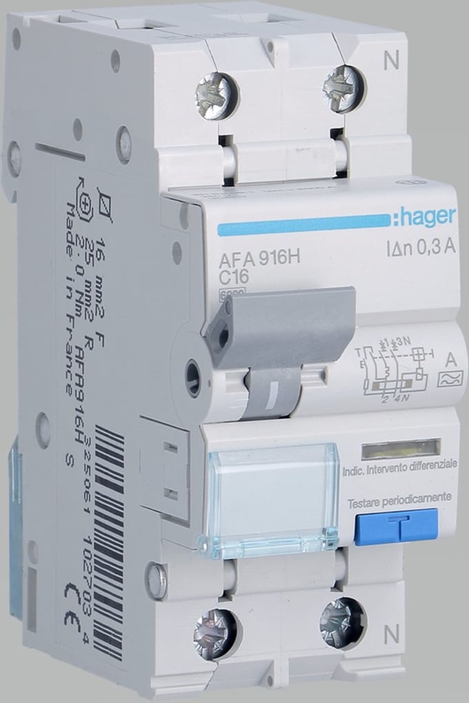 Hager HACO Aardlekschakelaar - AFA916H - E2Z6B