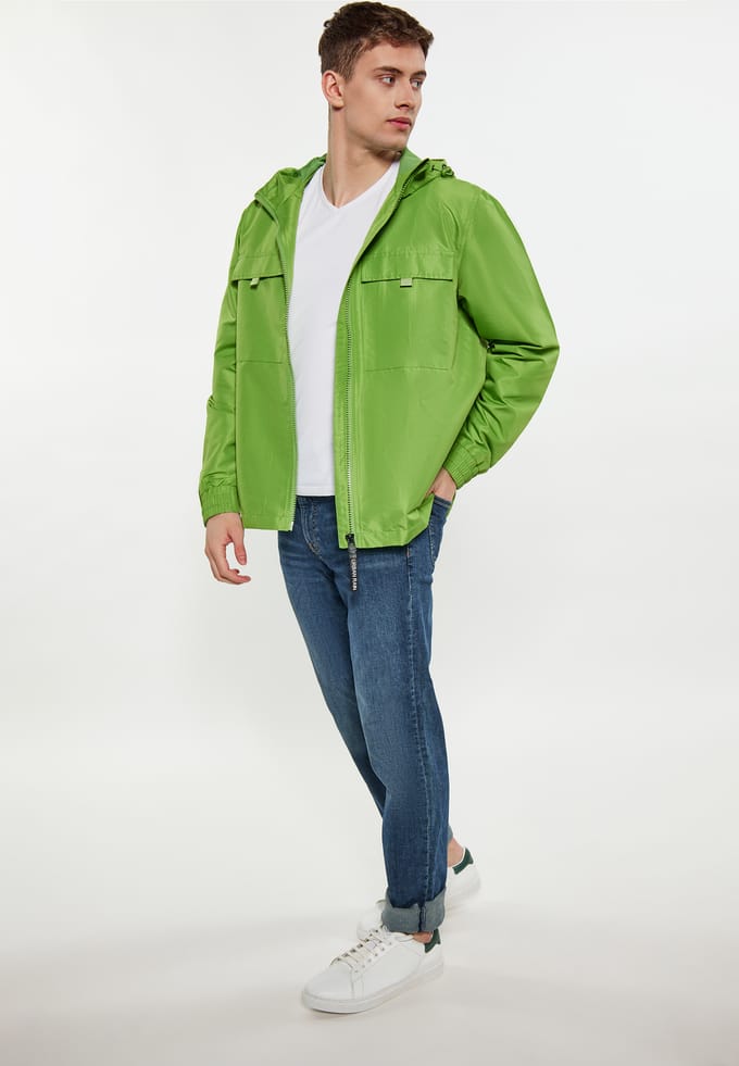 Schmuddelwedda Anorak Heren lichtgroen