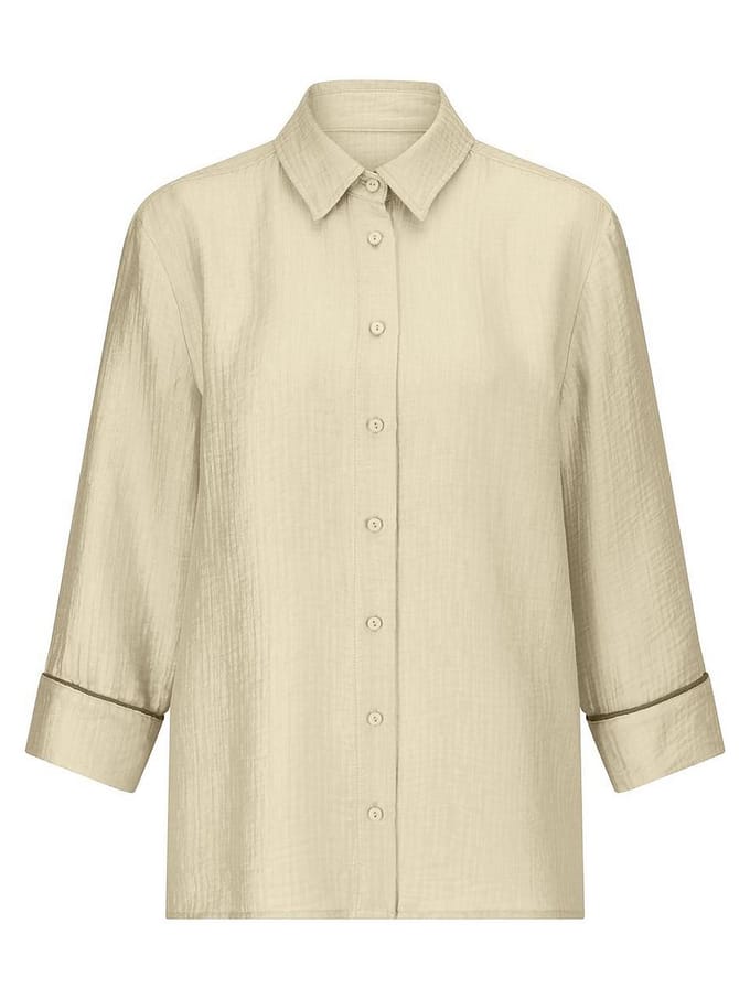 Blouse 3/4-mouwen Van BASLER beige