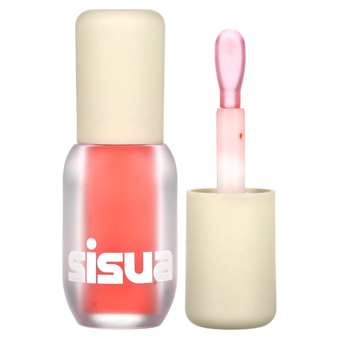 Unleashia, Sisua, Repulpeur à lèvres Sirop Popcorn, Non. 3 Neon Goyave, 3.8g beige