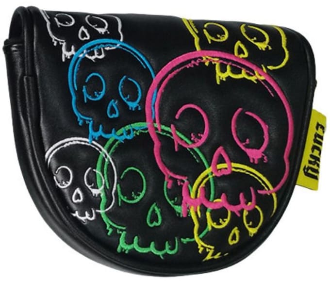 Legend Putter Mallet Headcover Lucky Zwart