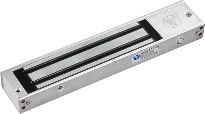 YLI YM-280NT(LED) elektromagnetisch slot opbouw kleefmagneet met timer 280KG 12/24VDC fail safe
