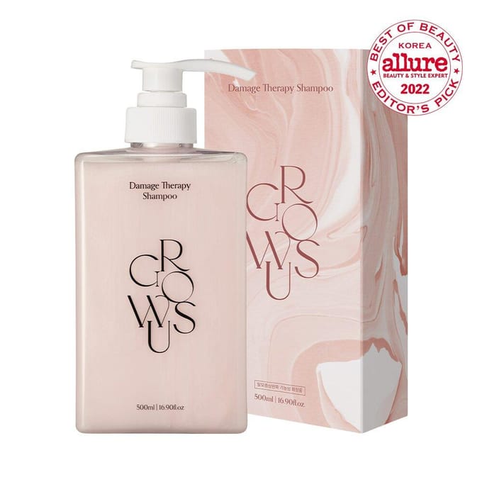 growus Damage Therapy Shampoo 500 ml speciale set (+Crèmebehandeling 21 ml) white