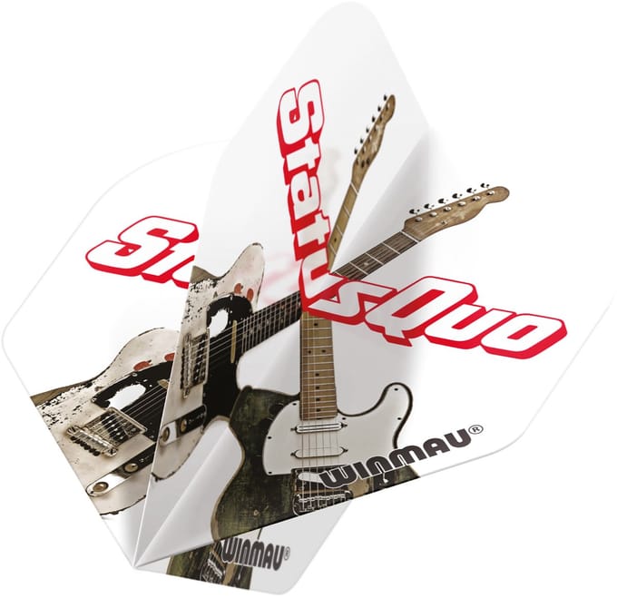 Winmau Rock Legends Status Quo - Guitars - Dart Flights
