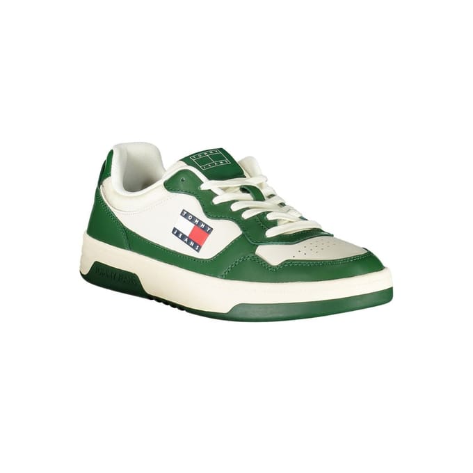Tommy Hilfiger Witte Leren Sneakers voor Mannen