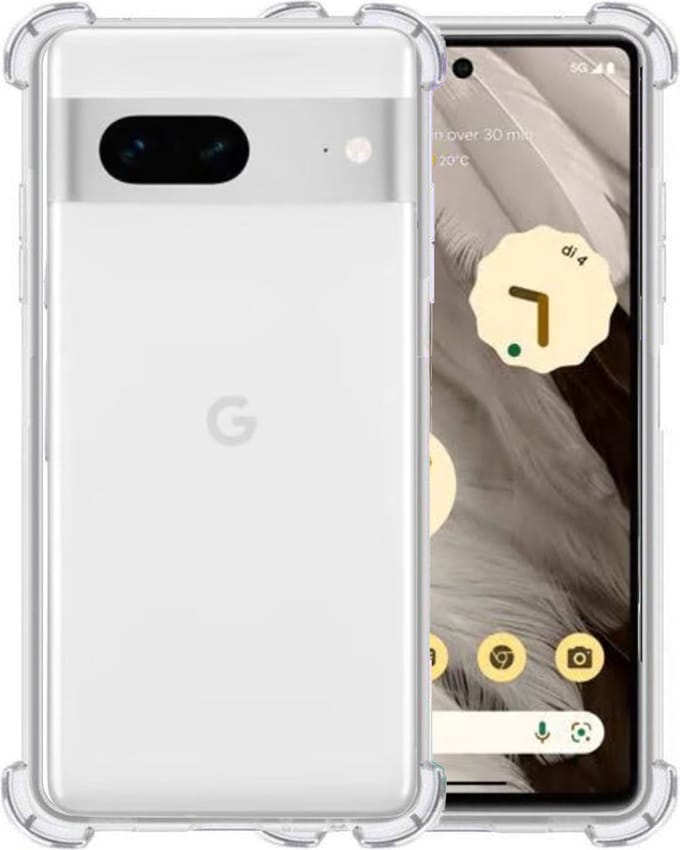 Hoesje geschikt voor Google Pixel 7a – Extreme Shock Case – Cover Transparant