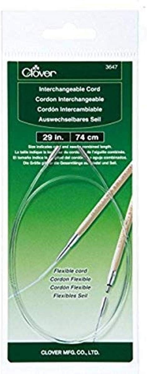 29 Inch Verwisselbare Rondbreinaald Kabel Nylon RVS
