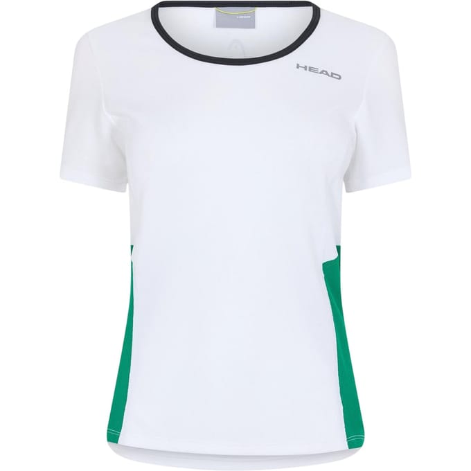 Head Dames/Dames Technisch T-shirt (Wit, Groen)