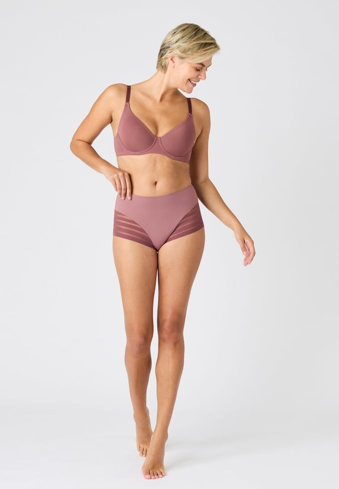Damart - Shorty met hoge taille 'Invisible' - Dames - Beige - M
