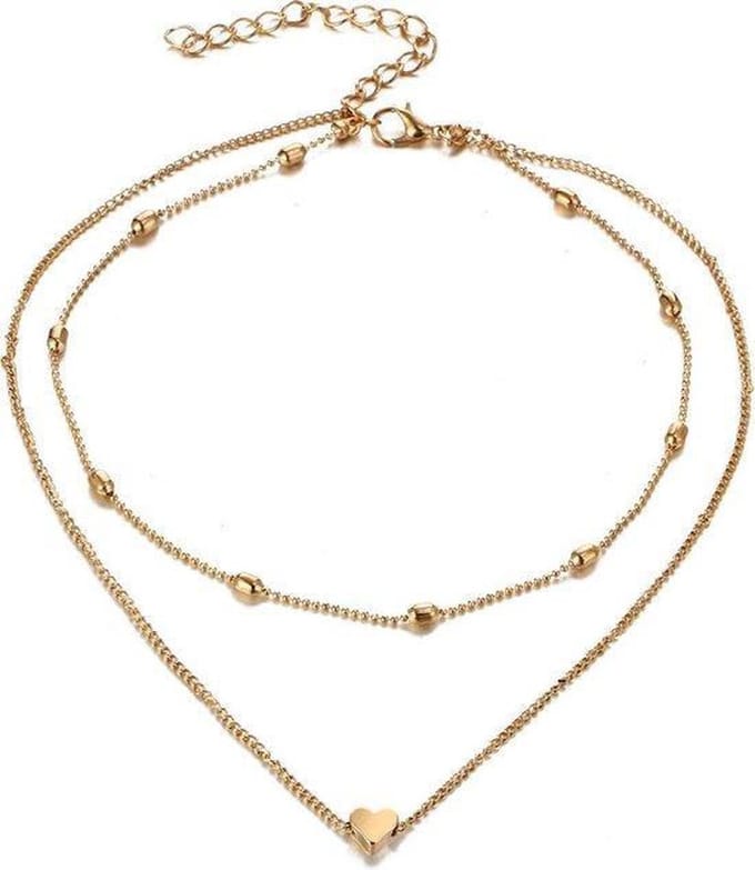 Jomide Choker Goudkleurig - Hartje