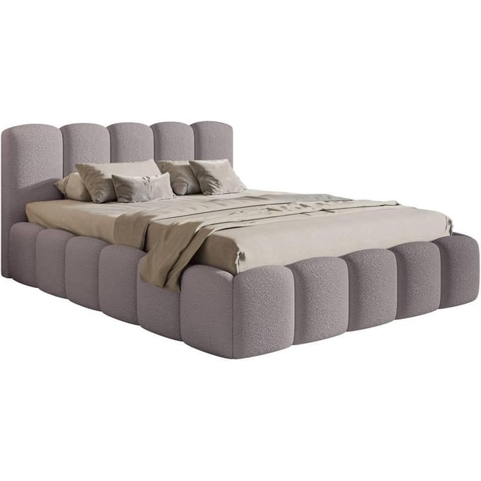 Bedframe Chloe II bouclé met opbergruimte 180 x 200 cm | NADUVI Collection
