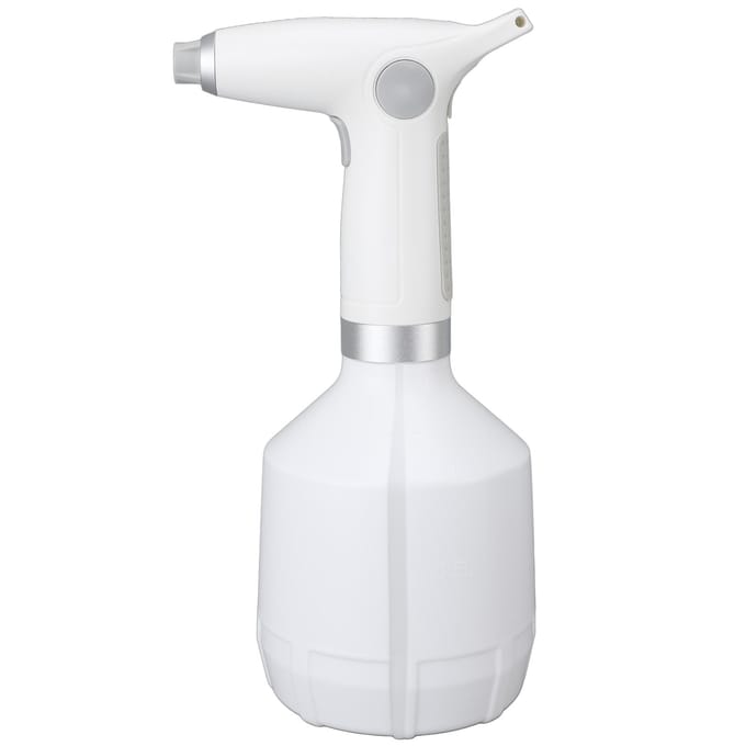 Elektrische Spuitfles 1L USB Oplaadbaar Multifunctioneel met Verstelbare Spuitmond Elektrische Plant white