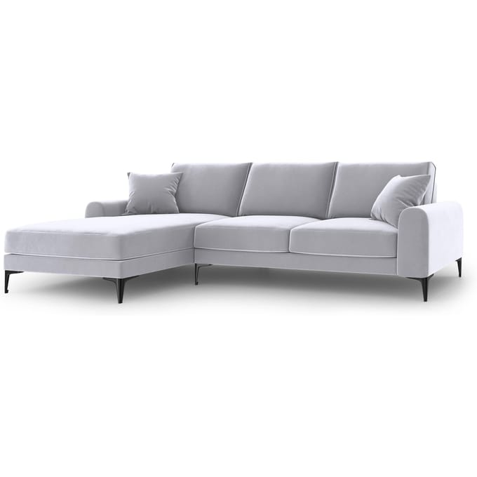 4.5-zitshoekbank Madara links velvet | Mazzini Sofas