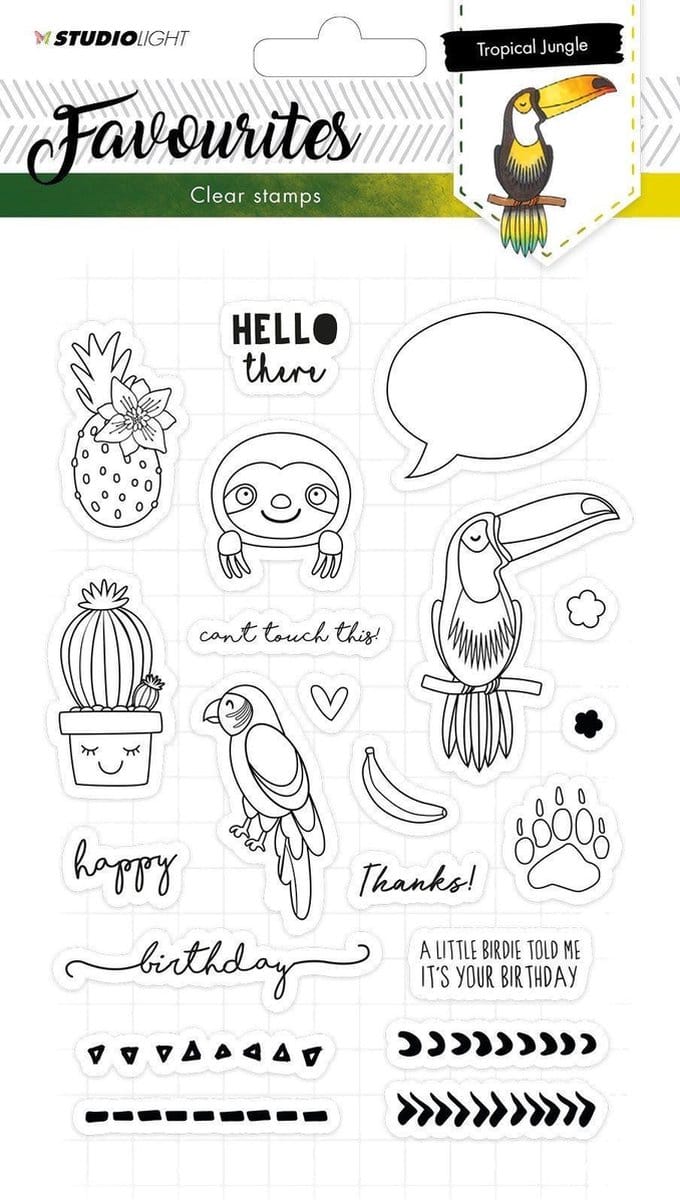 Studiolight Clear stamps A5 Favourites nr. 334