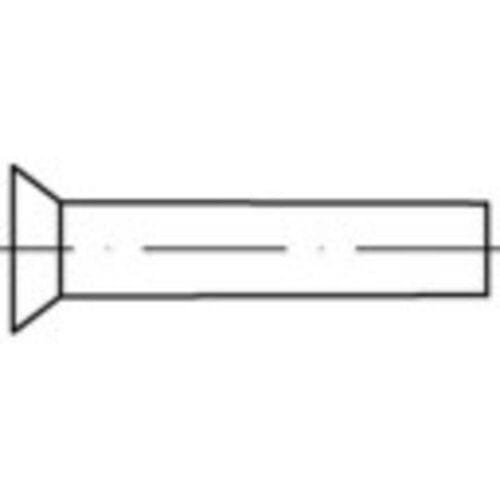 TOOLCRAFT 112276 Verzonken klinknagel (Ø x l) 4 mm x 8 mm Staal 1000 stuk(s)