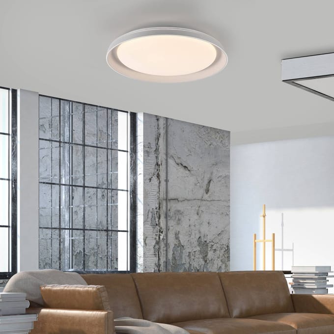 JUST LIGHT. GmbH JUST LIGHT. Sati plafondlamp, kunststof, wit