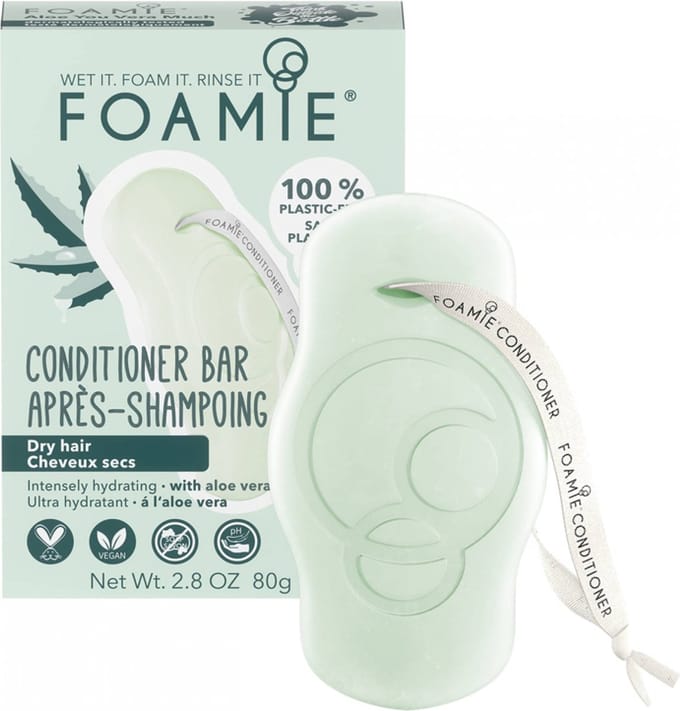 Foamie Conditioner Bar Aloe You Vera Much - Droog Haar