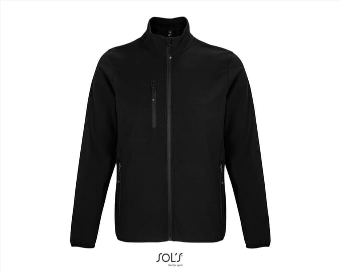 SOL'S Men´s Falcon Zipped Softshell Jacket L03827 - Black - S