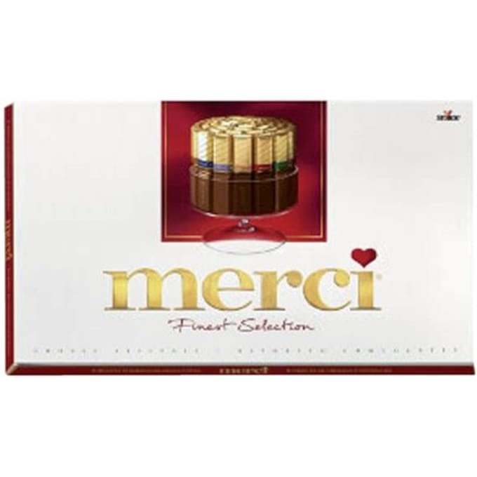 Merci Finest Selection - Assorti- Chocolade- 400GR - 8 verschillende chocoladespecialiteiten