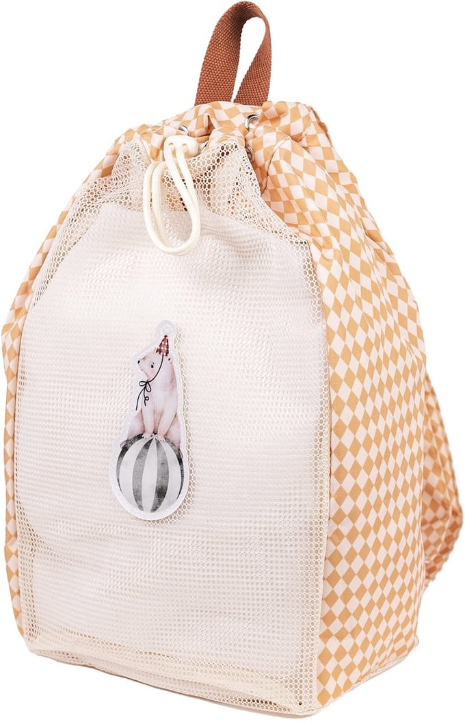 Mrs Ertha Beach Net Rugzak/Strandrugzak - 38x33x24cm - Speckled Diamond