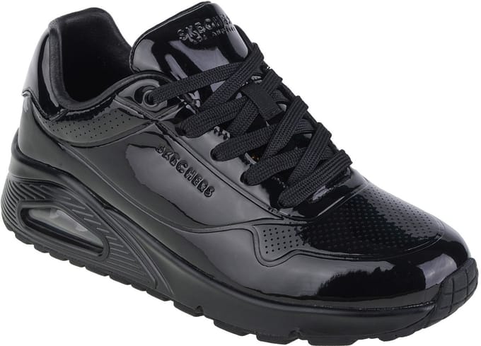 Skechers Uno-Shiny One, Vrouwen, Zwart, Sneakers, maat: 36,5