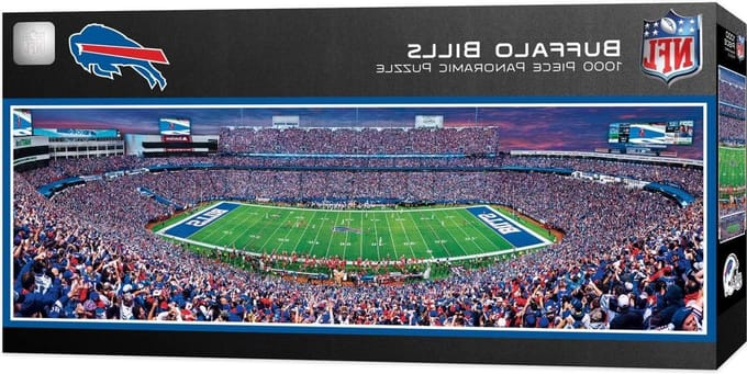 Panoramische Puzzel - Stadion Puzzel - Ontspanning Thuis - Gedetailleerd NFL Stadion - 1000 stuks - Buffalo Bills