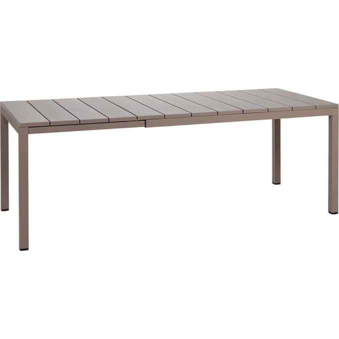 Nardi Rio Uitschuifbare tafel DurelTOP - tortora - Lengte 140 / 210 cm
