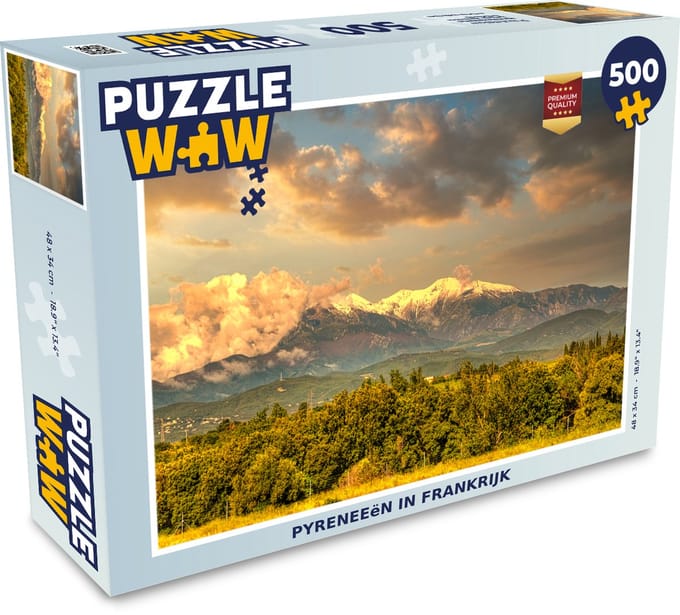 Puzzel Frankrijk - Boom - Berg - Legpuzzel - Puzzel 500 stukjes