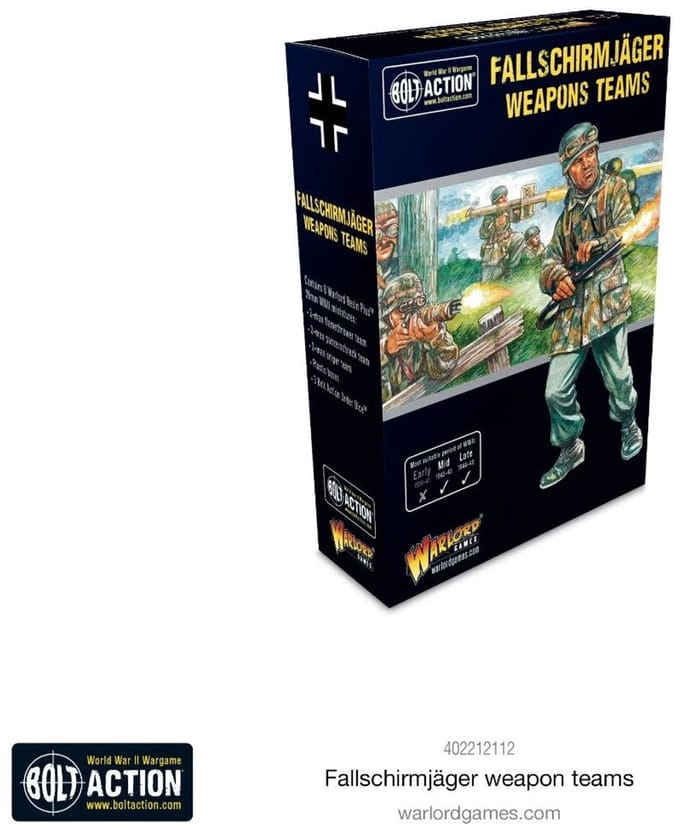 Fallschirmjager weapons teams (Bolt action nieuw)
