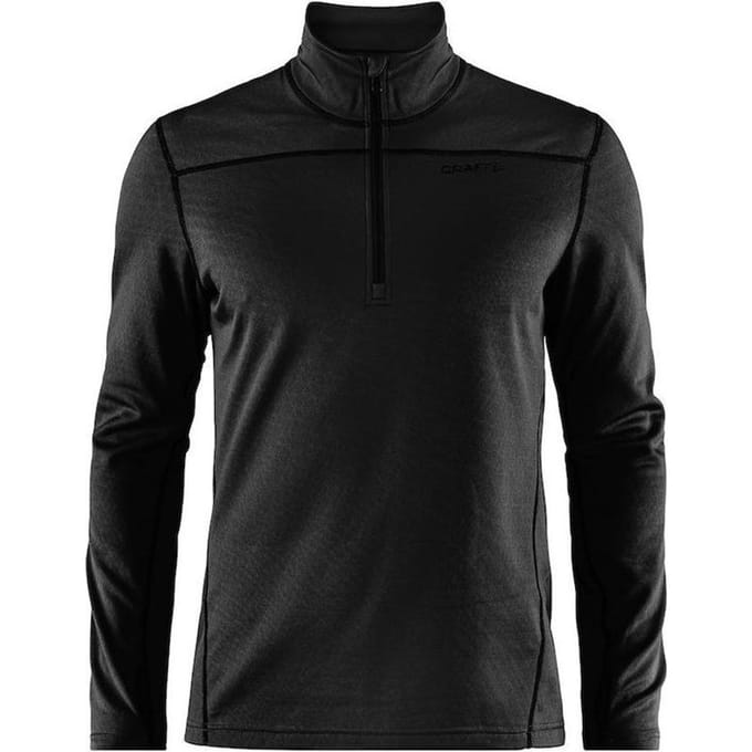Craft Pin Halfzip Wintersportpully Heren - Black