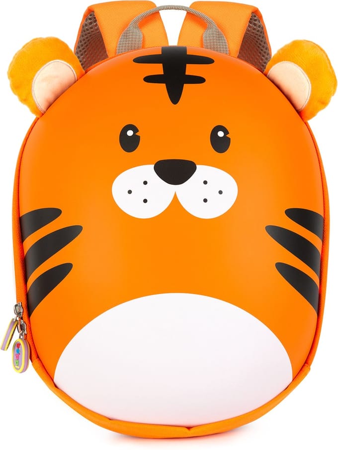 Kinderrugzak - tijger - lichtgewicht - comfortabel - duurzame hardcase - 4L