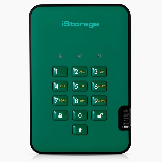 Beveiligde Externe SSD 256GB met PIN-code Versleuteling en Waterbestendigheid