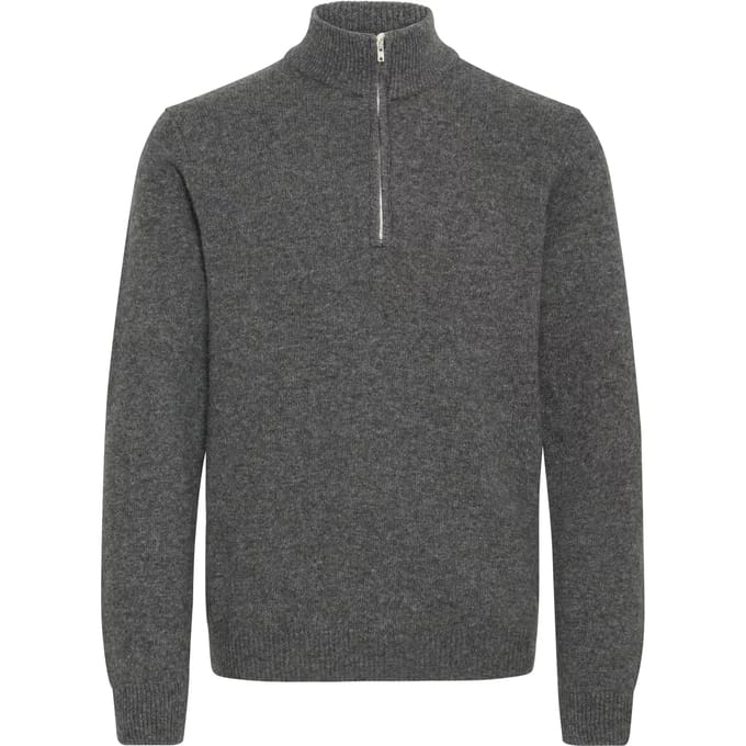 Halflange wolachtige trui met rits Casual Friday Karl